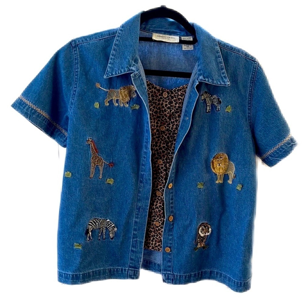 Vintage Lemon Grass Denim